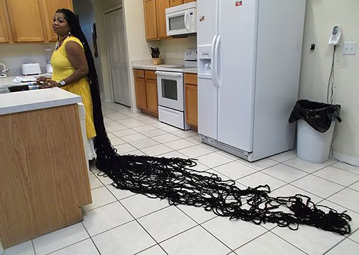 South African Woman with Longest Hair on Earth (Photos) | Venas News