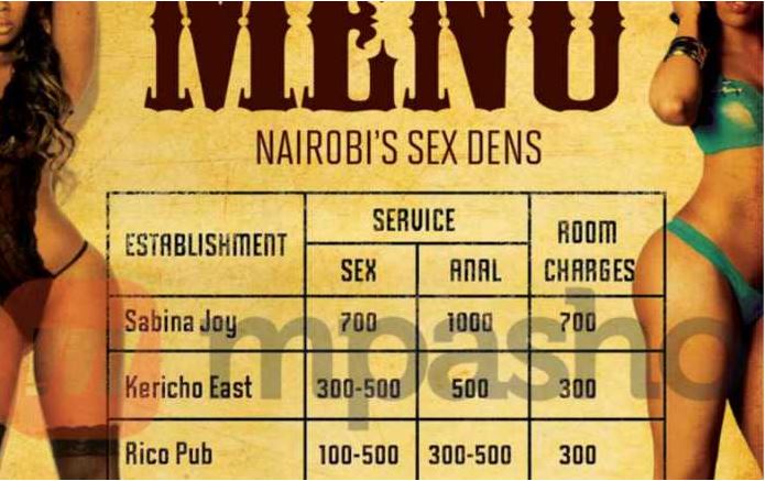 Sabina Joy Nairobi A Brothel Where Sex Is Almost Free Venas News 