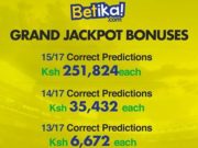 Shababisha Betika Jackpot Predictions from Venas News,5 January 2020: Make Ksh1 million