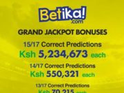6 Sure Games from Betika Midweek Jackpot for this Week, Win Ksh 15 Million