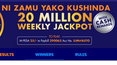 Shabiki Jackpot bonuses start from how many games - Venas News