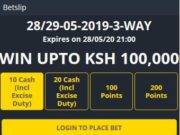 Betika Daily Jackpot Predictions,28/5/2020: Win Ksh 200,000