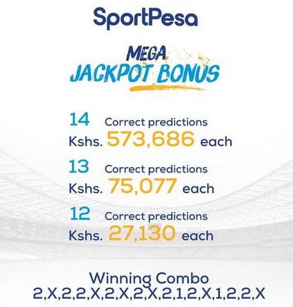 Sportpesa Mega Jackpot Predictions From Venas News 2 1 2021 Win Ksh102 4 Million Venas News