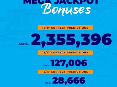 17 Games Sportpesa Mega Jackpot result for yesterday—here is the winner of Ksh 2.3 million