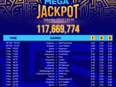 8 Sure double chance games from Sportpesa Mega Jackpot this weekend, win Ksh125 M