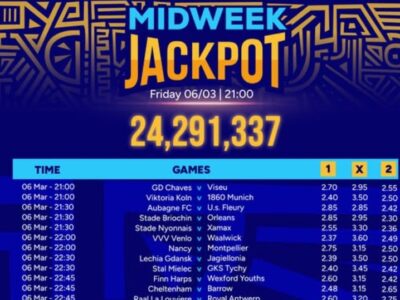 100% Sure Sportpesa Midweek Jackpot Predictions Today: Win Ksh 24,291,337