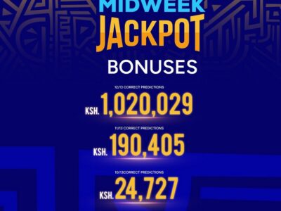 Congratulations! Sportpesa Midweek Jackpot result and bonuses yesterday: Here is the winner of Ksh 1,020,029