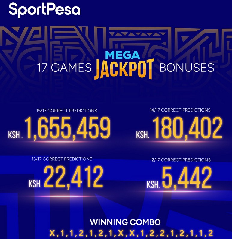 17Games Free Sportpesa Mega Jackpot Predictions this weekend,13/6/2026:Make Ksh 129,883,979