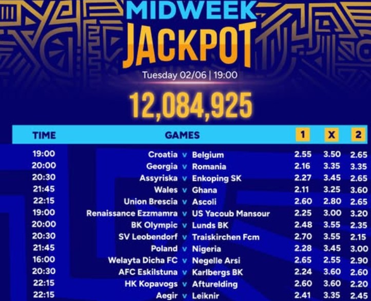 How to receive accurate predictions for Sportpesa Midweek Jackpot predictions today:Pay Ksh299