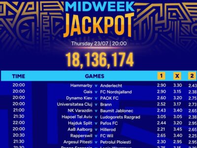 13GAMES Free SPORTPESA MIDWEEK JACKPOT predictions for this week,23/7/2026: Make Ksh 18,136,174