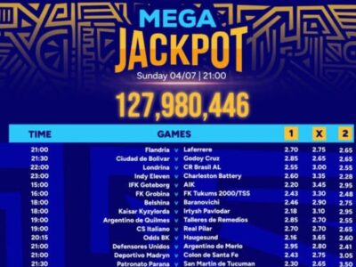 Fully analysed Sportpesa Mega Jackpot for this weekend,4/7/2026:Make Ksh 130,597,547