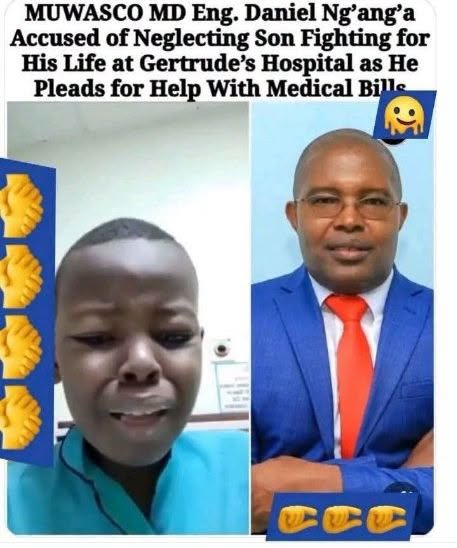 MUWASCO MD Engineer Daniel Nganga accused of neglecting his son