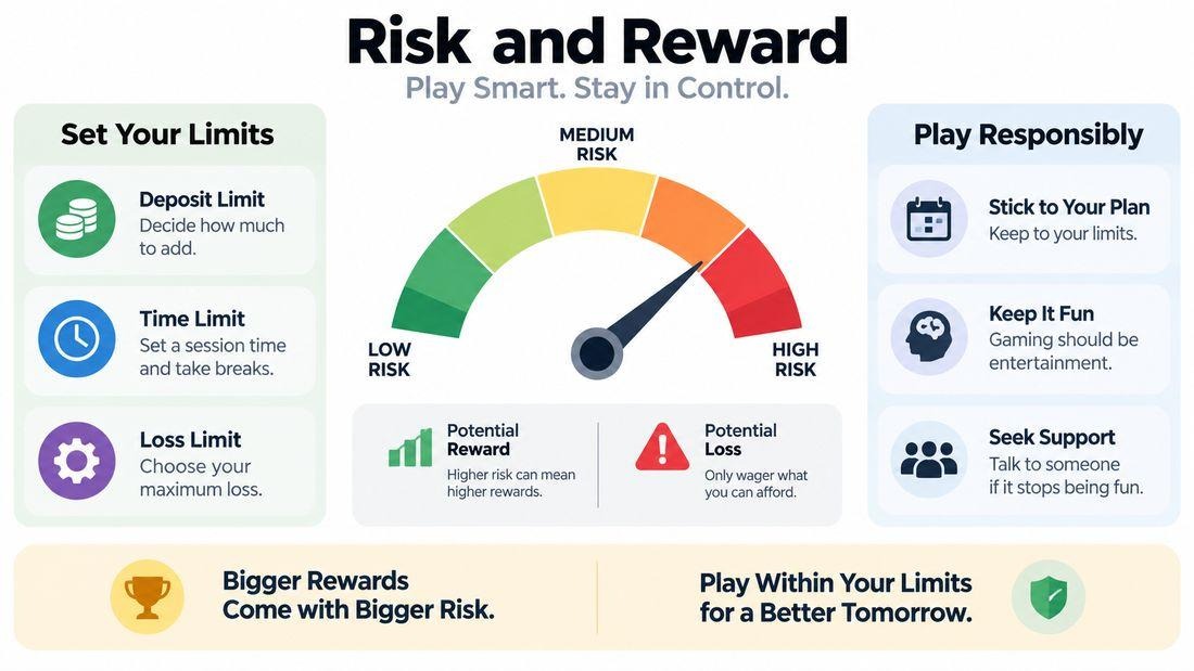 Risk and reward, side by side: higher potential payouts come with lower chances