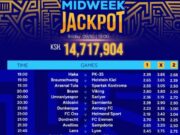 6 sure double chance games from Sportpesa midweek Jackpot (JP)—win Ksh 14.7M